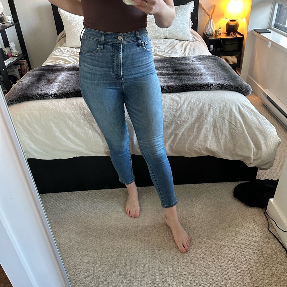 Lola high rise skinny crop jeans - denim forum